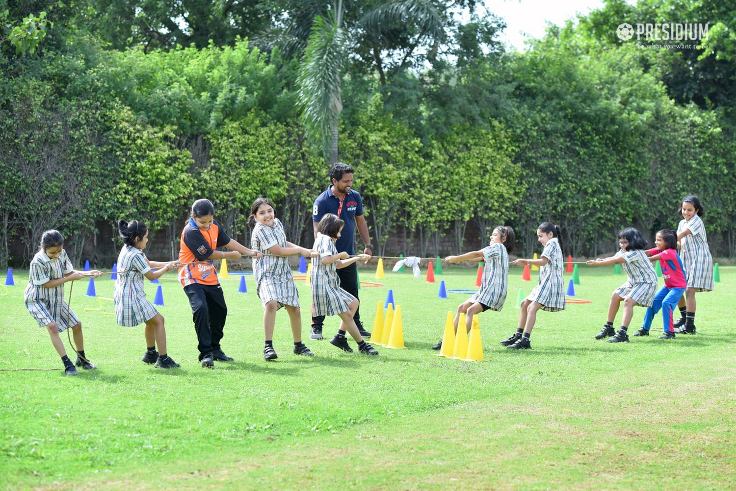 Presidium Rajnagar, PRESIDIANS DISPLAY ZEAL FOR SPORTS ON NATIONAL SPORTS DAY 2023